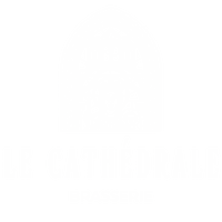 Logo de la brasserie Le Cathédrale, représentant une illustration architecturale inspirée des vitraux de la Cathédrale de Chartres.